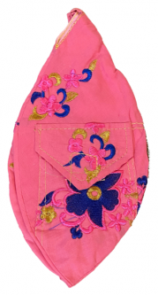 Bead Bag (Pink with Pocket)